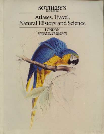 Sothebys 1986 Atlases, Travel, Natural History and Science - Click Image to Close