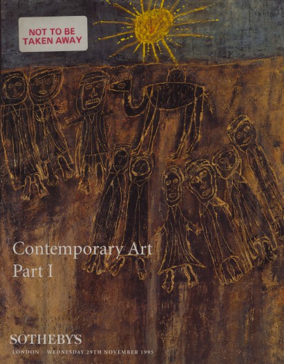 Sothebys November 1995 Contemporary Art Part I