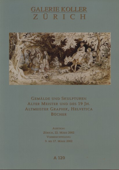 Koller 2002 Old Master Paintings & 19th Century, Sculpture