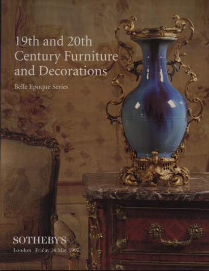 Sothebys 1997 19th and 20th Century Furniture & Decorations