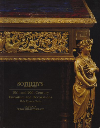 Sothebys October 1995 19th & 20th Century Furniture & Decorations