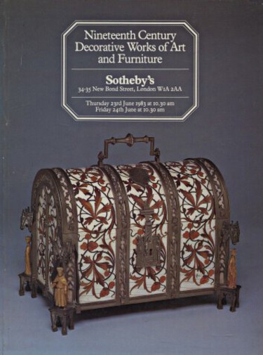Sothebys 1983 19th Century Decorative Works of Art & Furniture