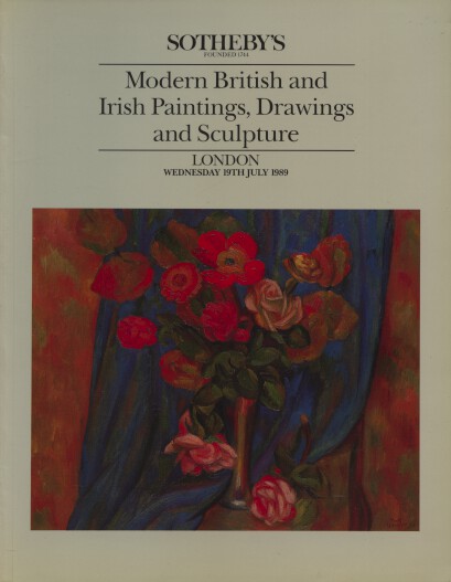 Sothebys 1989 Modern British, Irish Paintings Drawings Sculpture - Click Image to Close