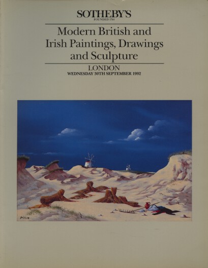 Sothebys September 1992 Modern British & Irish Paintings, Drawings & Sculp