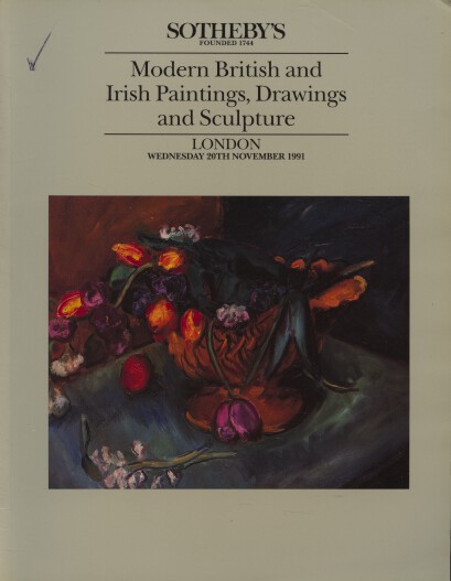 Sothebys November 1991 Modern British, Irish Paintings Drawings Sculpture - Click Image to Close