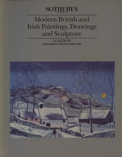 Sothebys 1991 Modern British, Irish Paintings Drawings Sculpture - Click Image to Close