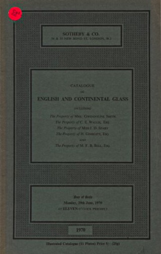 Sothebys 1970 English & Continental Glass