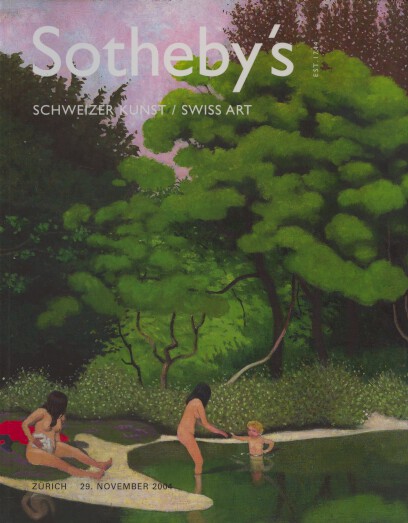 Sothebys November 2004 Swiss Art