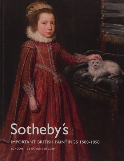 Sothebys November 2006 Important British Paintings 1500-1850