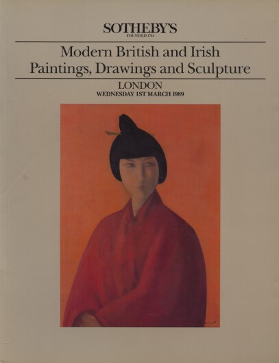 Sothebys March 1989 Modern British and Irish Paintings, Drawings and Sculpture