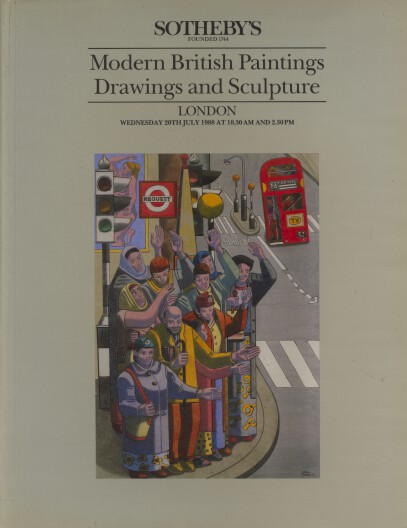 Sothebys July 1988 Modern British Paintings, Drawings and Sculpture