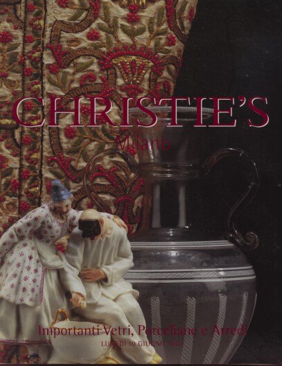 Christies 2002 Important Glass, Porcelain and Furniture - Click Image to Close