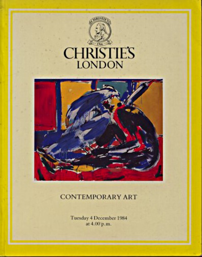 Christies December 1984 Contemporary Art