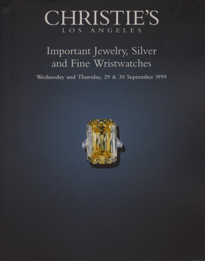 Christies 1999 Important Jewelry, Silver and Fine Wristwatches