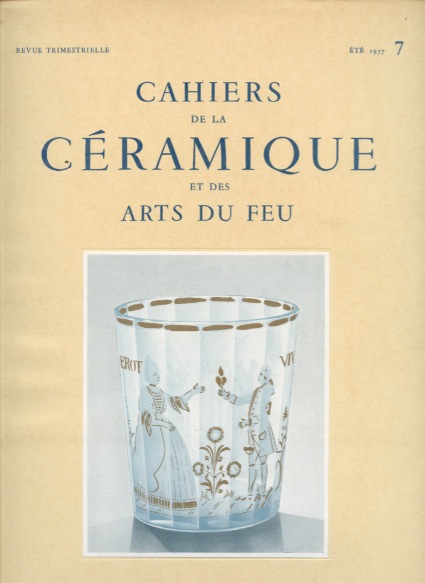 Sevres Museum Journal 1957 French Drink Glass, Chinese Porcelain - Click Image to Close