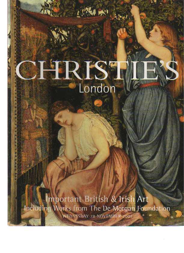 Christies 2001 British & Irish Art from the De Morgan Foundation
