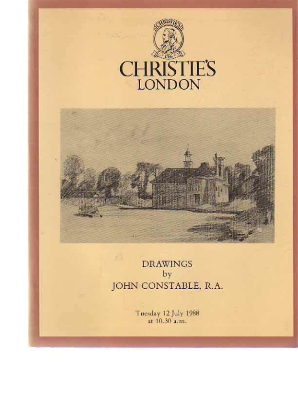 Christies 1988 Drawings by John Constable RA