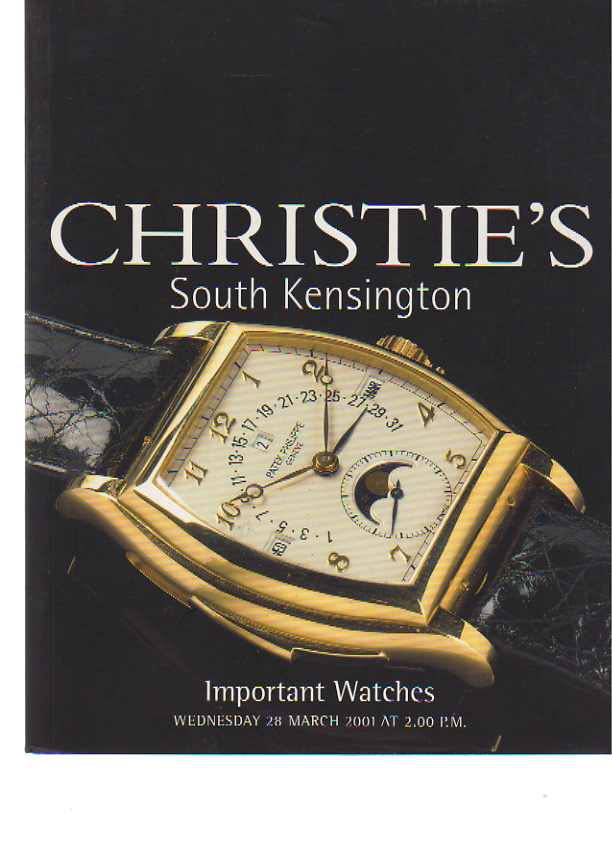 Christies 2001 Important Watches