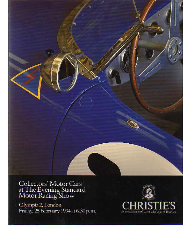 Christies 1994 Collector's Motor Cars Christies 1994 Collector's Motor Cars
