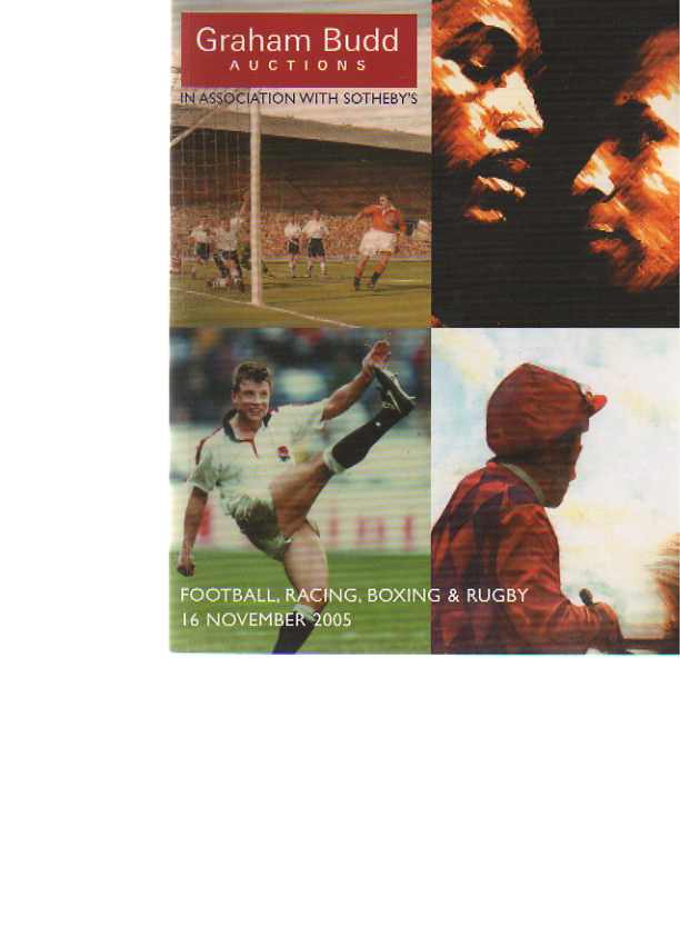 Sothebys 2005 Football, Racing, Boxing & Rugby - Click Image to Close