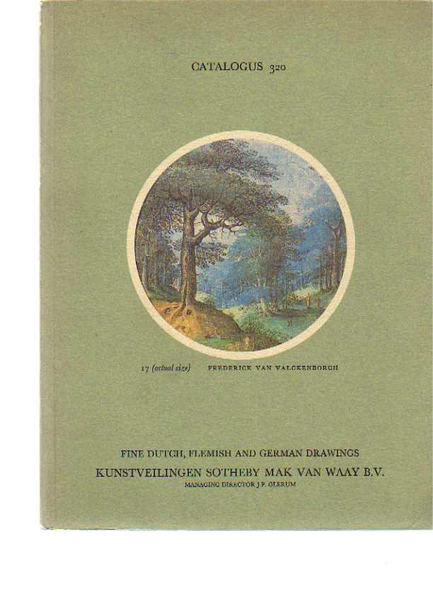 Sothebys 1980 Fine Dutch, Flemish & German Drawings