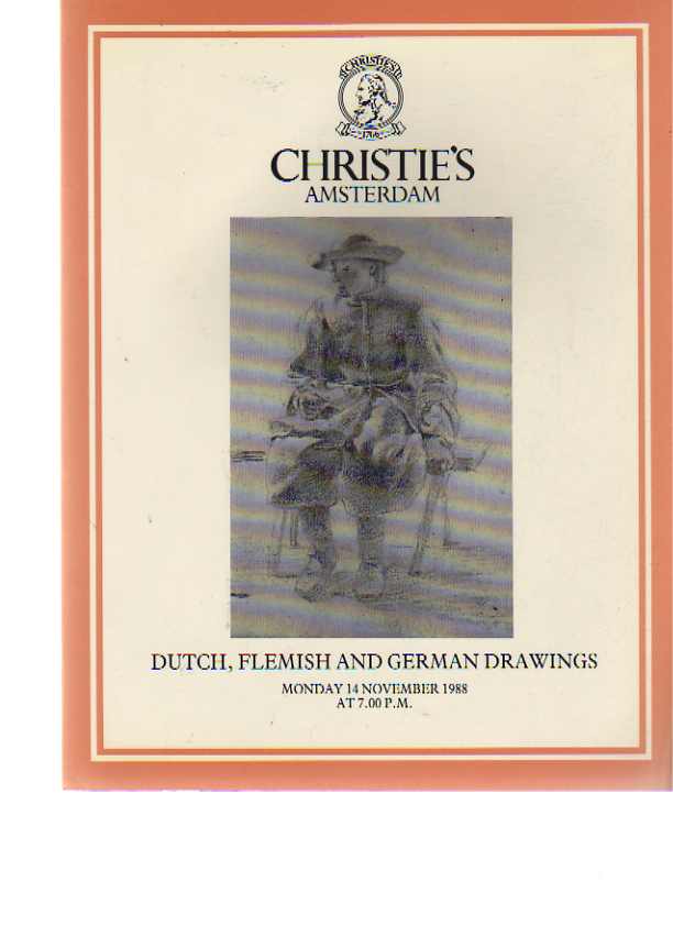 Christies 1988 Dutch, Flemish & German Drawings