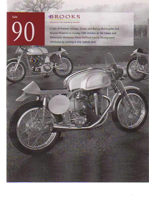 Brooks October 1998 Pioneer, Vintage Classic & Racing Motorcycles (Digital only)