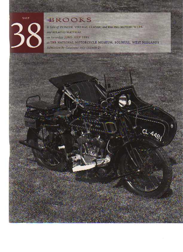 Brooks July 1995 Pioneer, Vintage, Classic & Racing Motorcycles (Digital only)