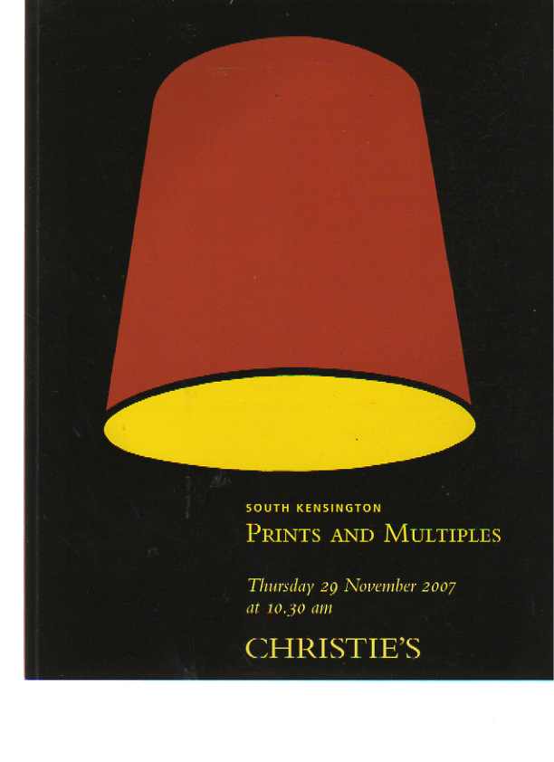 Christies 2007 Prints and Multiples - Click Image to Close