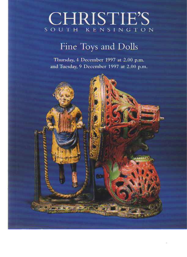 Christies 1997 Fine Toys & Dolls