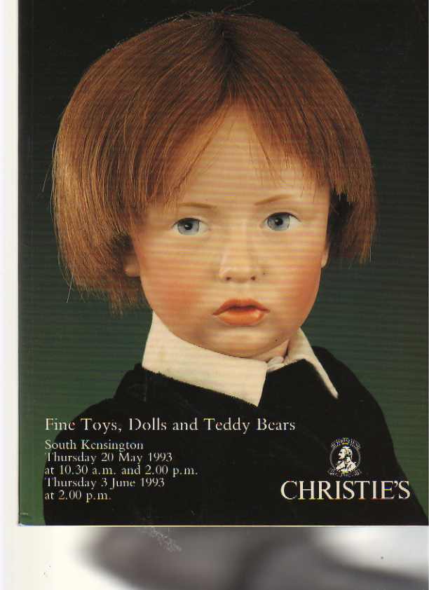 Christies 1993 Fine Toys, Dolls, & Teddy Bears - Click Image to Close