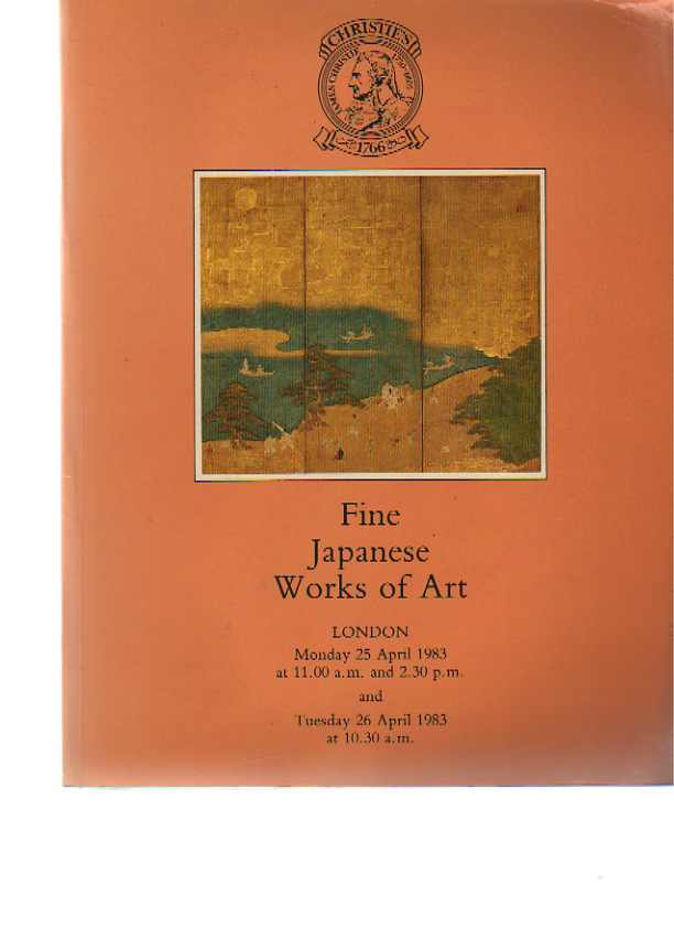 Christies 1983 Fine Japanese Works of Art