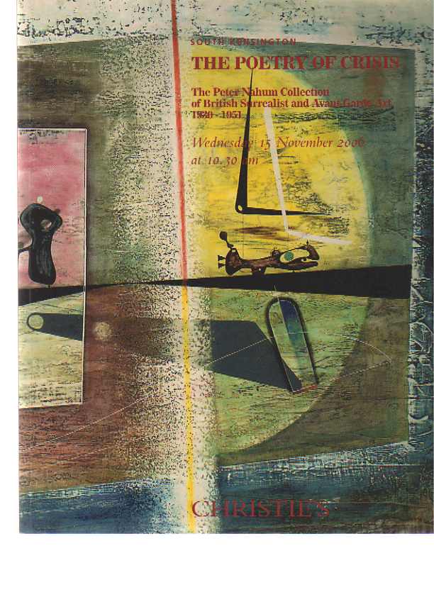 Christies 2006 Nahum Collection British Surrealist, Avant-Garde