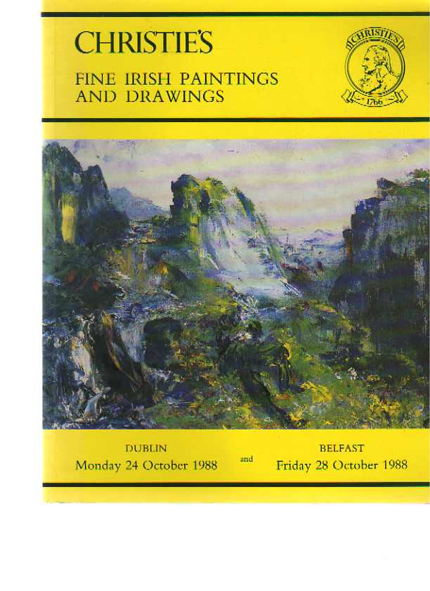 Christies 1988 Fine Irish Paintings & Drawings