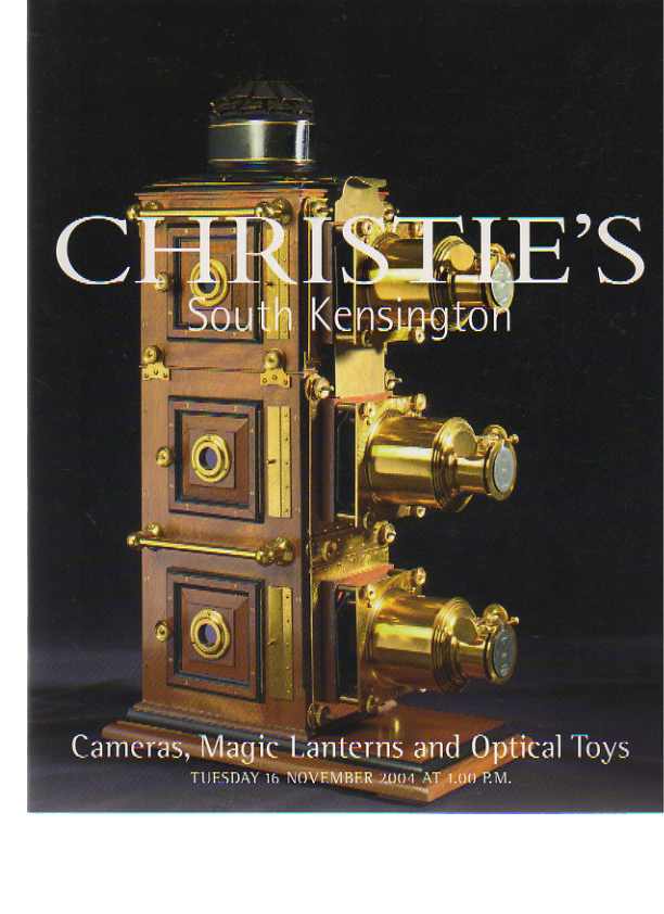 Christies 2004 Cameras, Magic Lanterns & Optical Toys