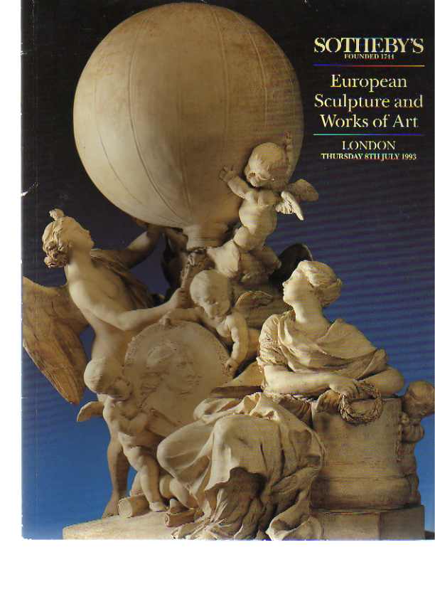 Sothebys 1993 European Sculpture &Works of Art (Digital Only)
