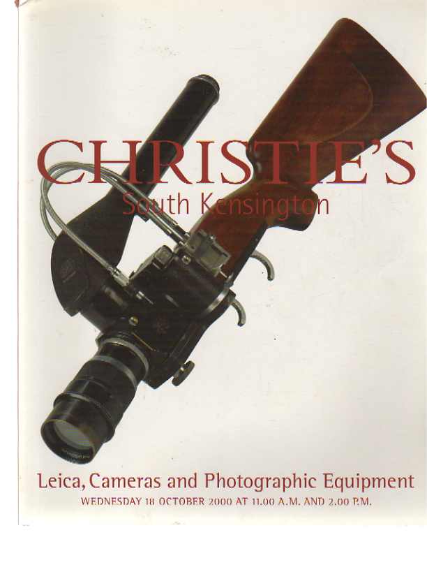 Christies 2000 Leica, Cameras and Photographic Equipment