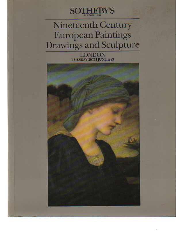 Sothebys 1989 19th Century European Paintings, Sculpture