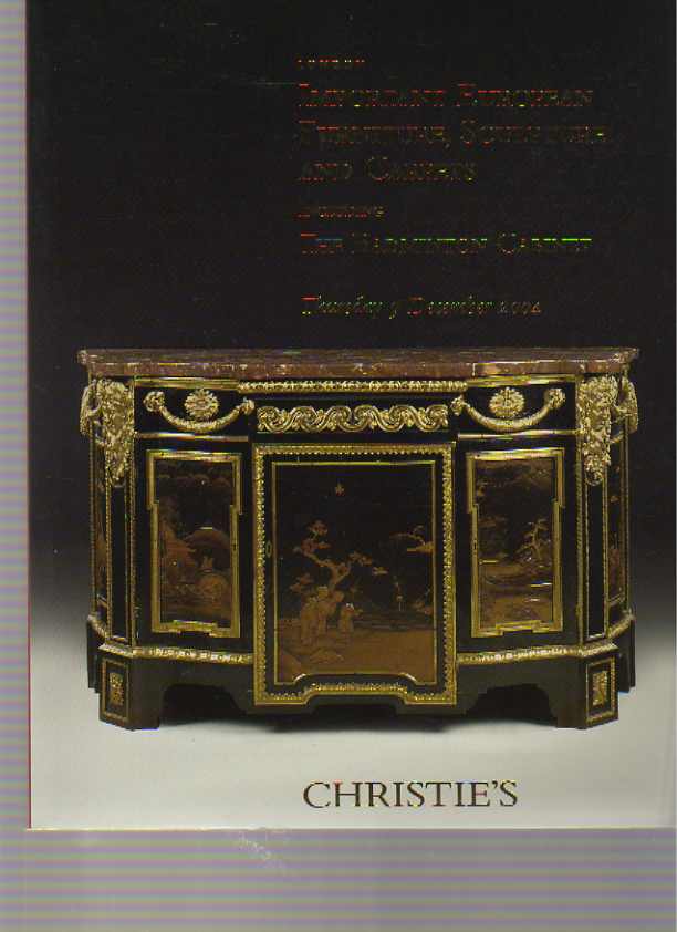 Christies 2004 Important European Furniture, Sculpture