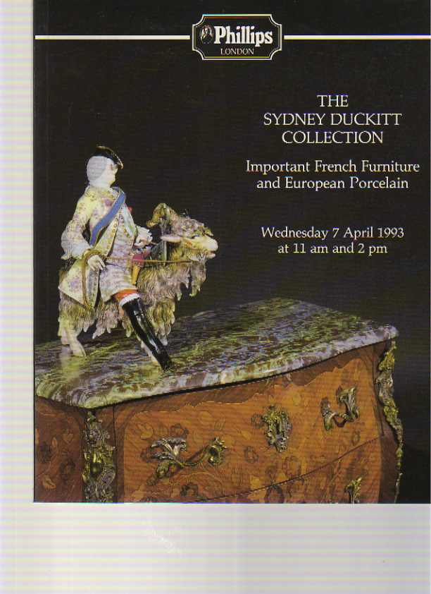 Phillips 1993 Duckitt Collection Important French Furniture (Digital only)