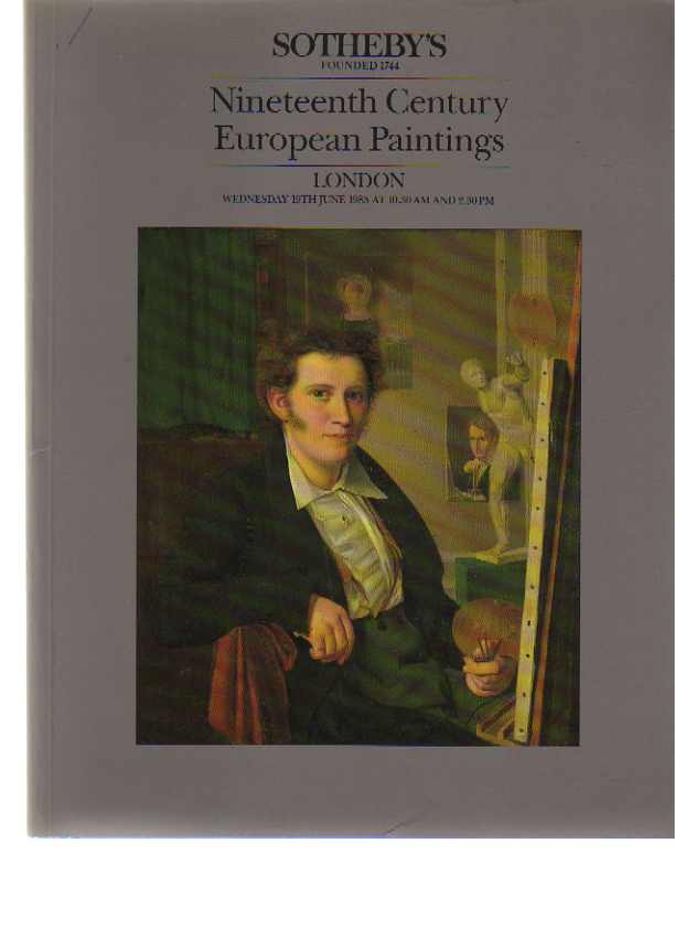 Sothebys June 1985 19th Century European Paintings