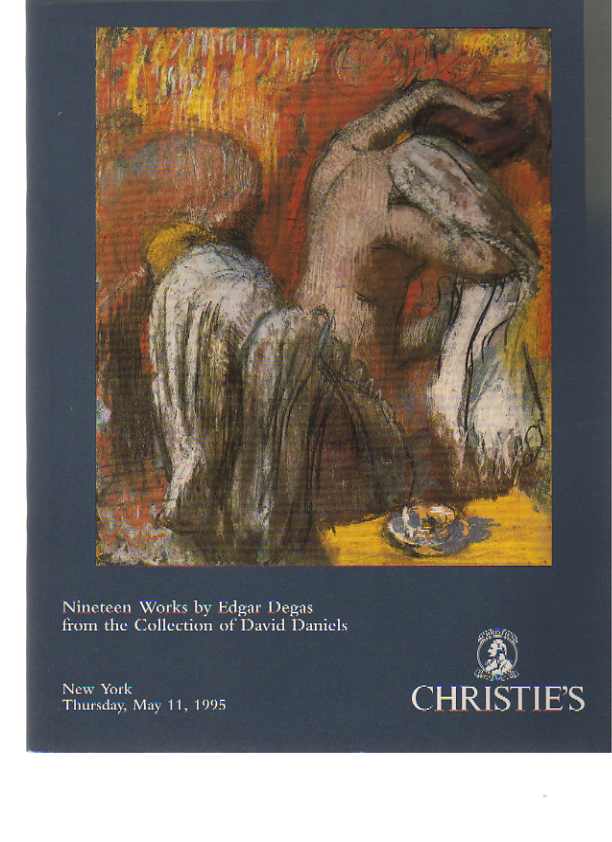 Christies May 1995 Daniels Collection 19 works by Degas (Digital Only)