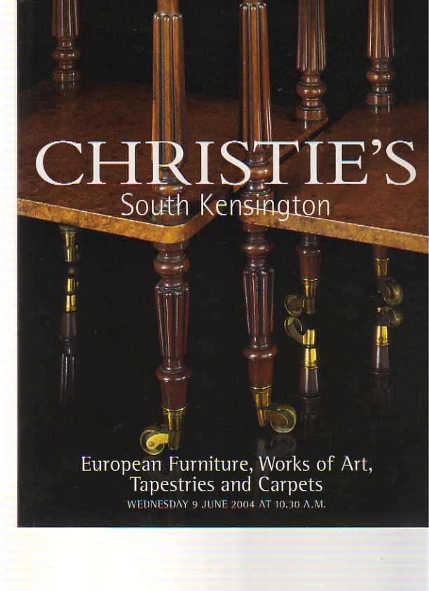 Christies 2004 European Furniture Works of Art Tapestries