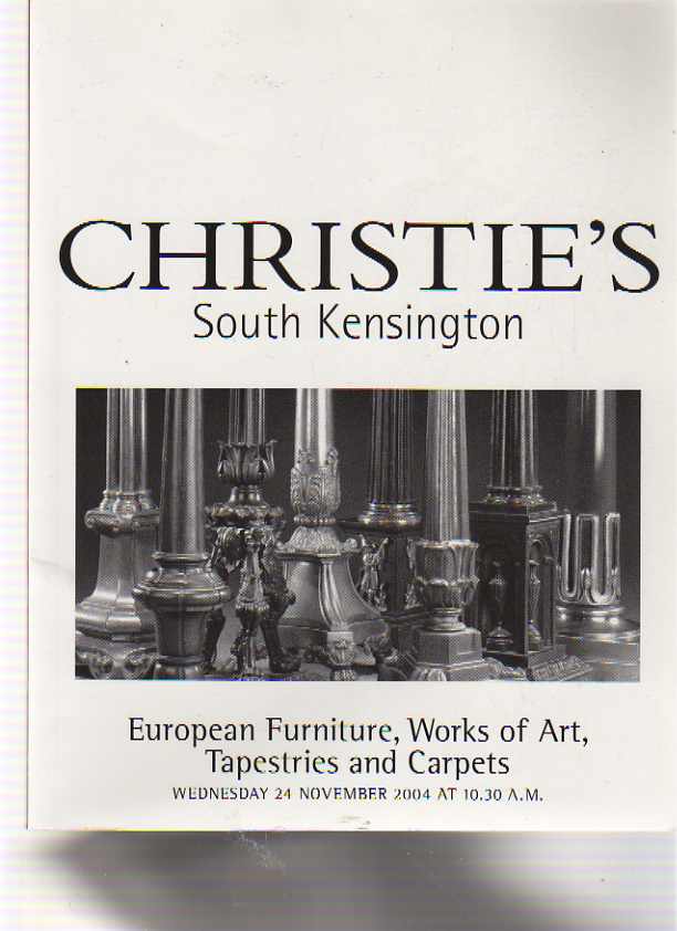 Christies November 2004 European Furniture Works of Art Tapestries
