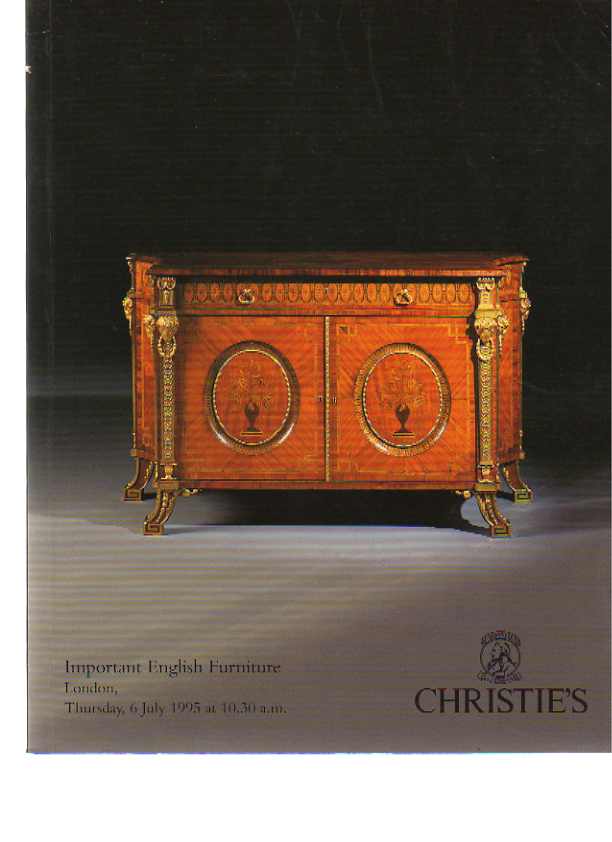 Christies 1995 Important English Furniture - Click Image to Close