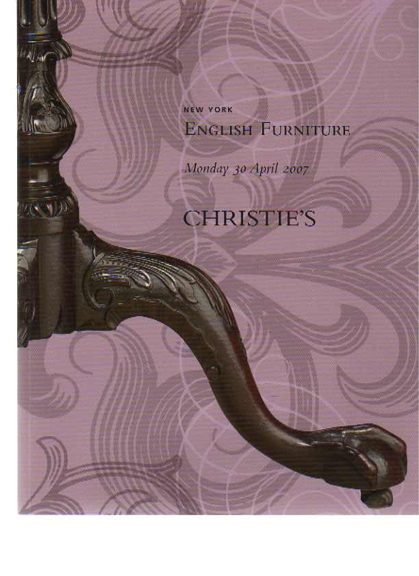 Christies 2007 English Furniture