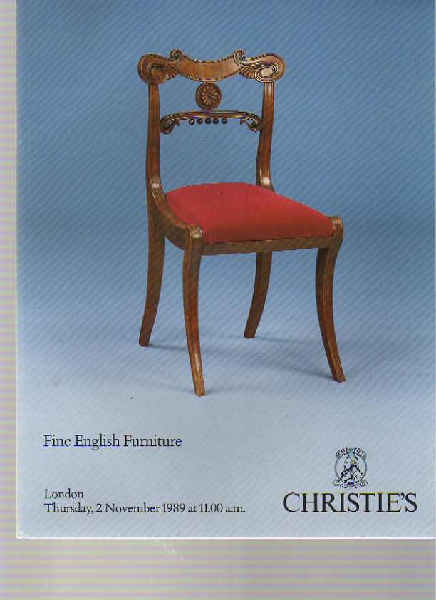 Christies 1989 Fine English Furniture