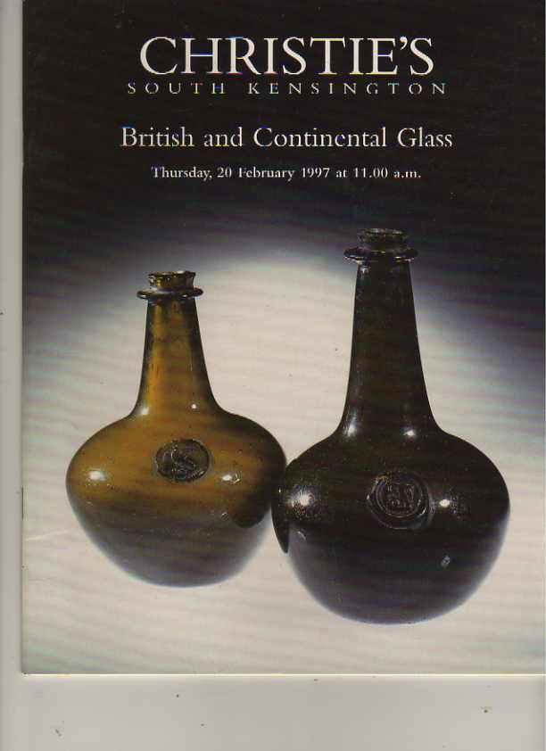 Christies 1997 British and Continental Glass