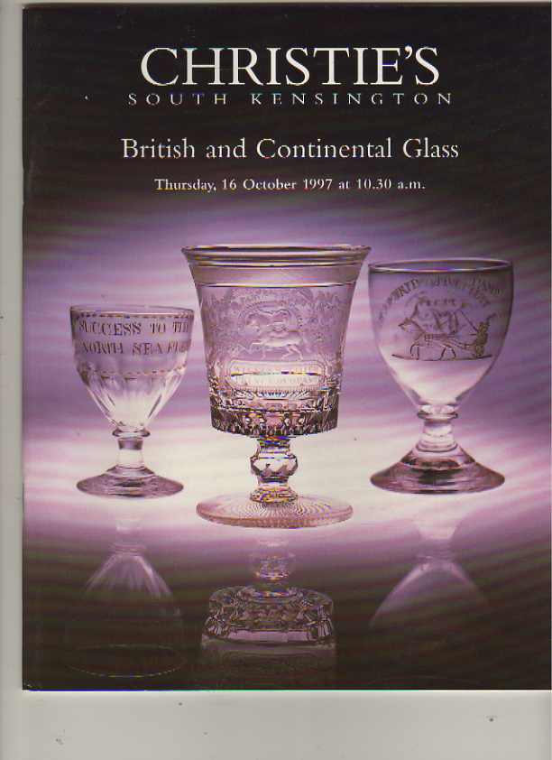 Christies October 1997 British and Continental Glass