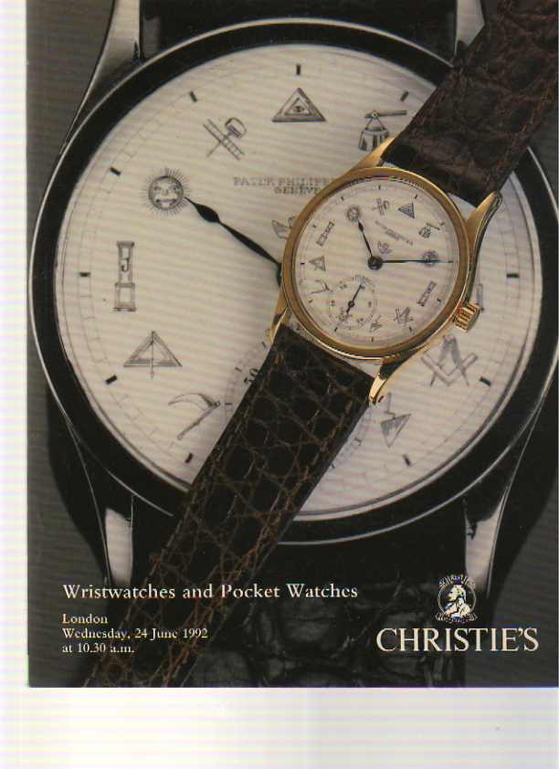 Christies 1992 Wristwatches and Pocket Watches